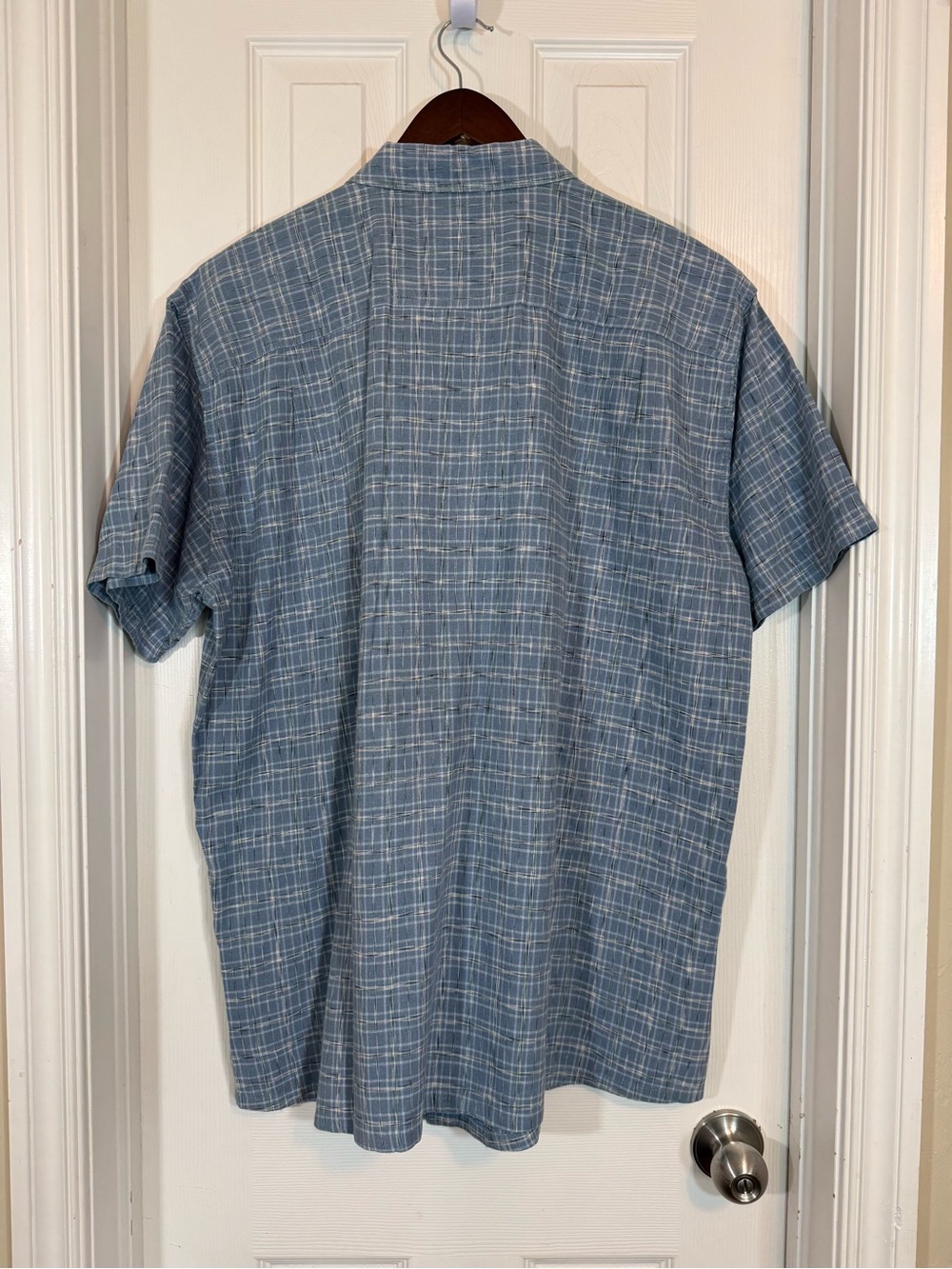 Patagonia Men’s A/C Short Sleeve Plaid Button Down Shirt Size XL - Picture 4 of 12